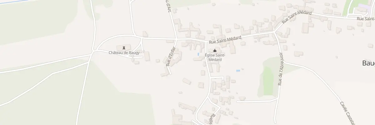 Plan du 3 Rue Saint Médard à Baugy