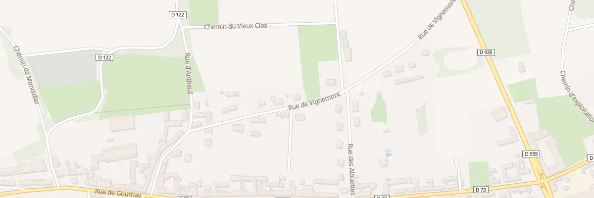 Plan du 13 Rue de vignemont à Monchy-Humières