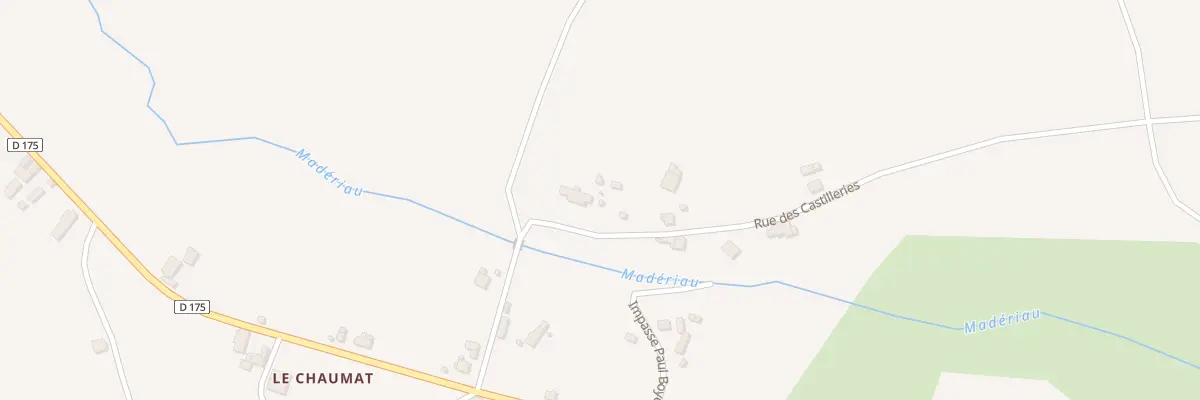 Plan du 3 Rue des Castilleries à Bessais-le-Fromental