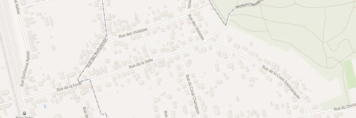 Plan du 244 Rue de la Selle à Amilly