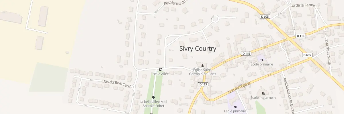 Plan du 29 Dom de la Belle Allée à Sivry-Courtry
