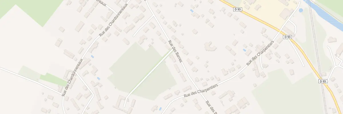 Plan du 340 Rue des Barres à Amilly