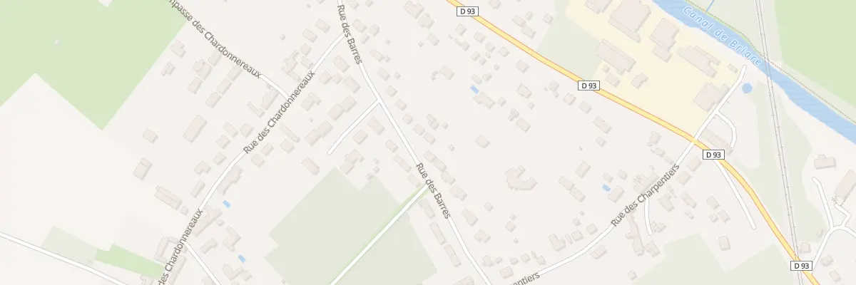 Plan du 279 Rue des Barres à Amilly