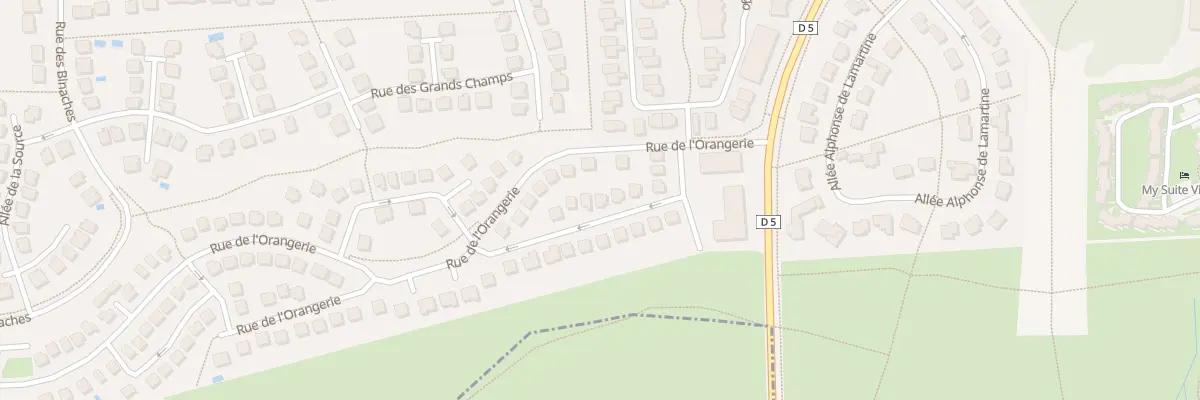 Plan du 76 Rue de l’Orangerie à Montévrain