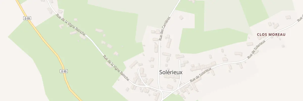 Plan du 69A Solerieu à Gron