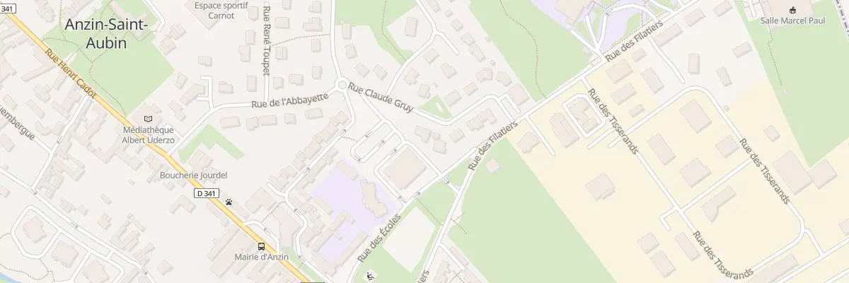 Plan du 9 Rue Claude Gruy à Anzin-Saint-Aubin