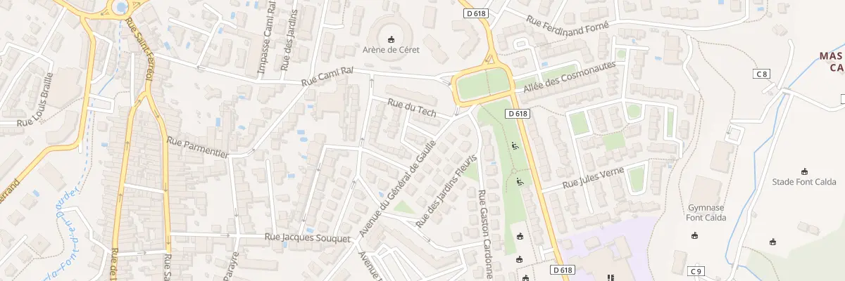 Plan du 1 Rue des Cerisiers à Céret