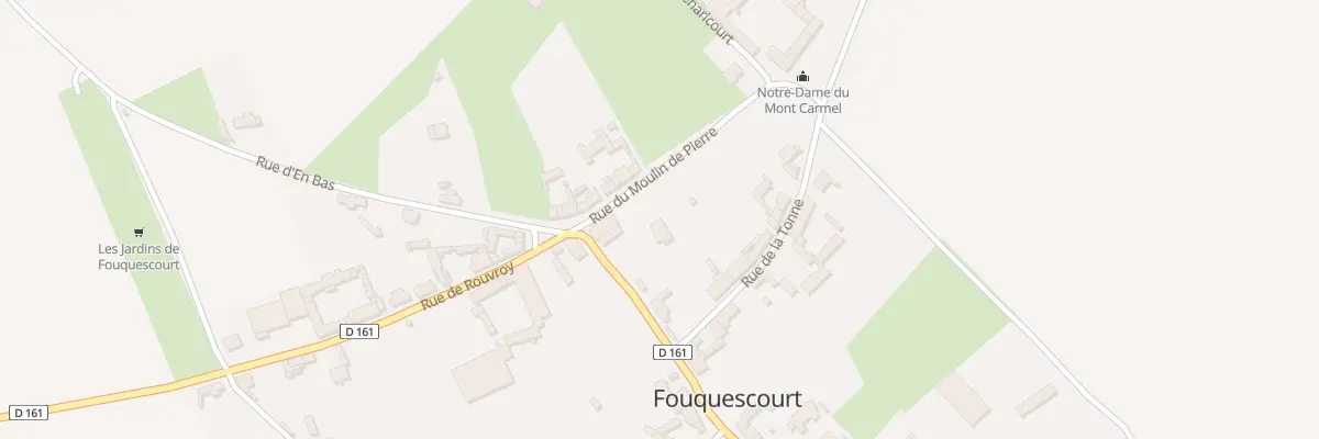 Plan du 12 Gr La Grande Rue à Fouquescourt