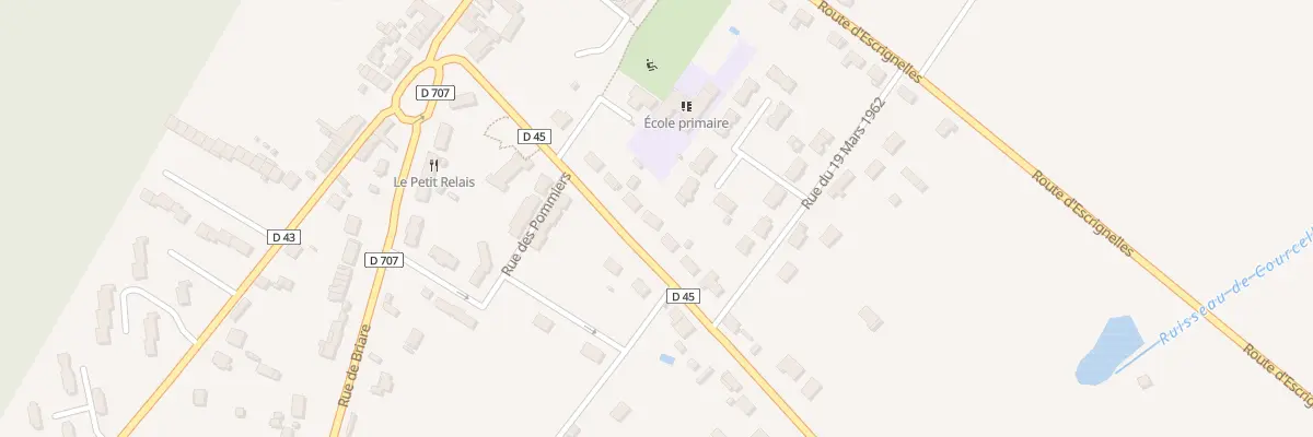 Plan du 21 Rue d’Ouzouer à La Bussière