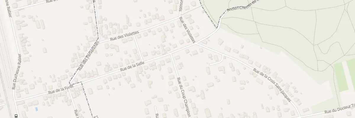 Plan du 272 Rue de la Selle à Amilly