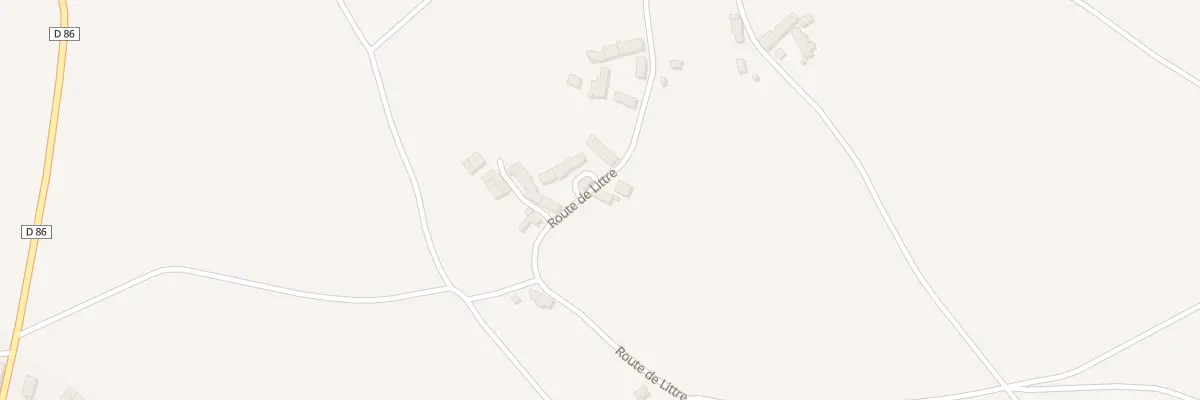 Plan du 6 Rte de Littre à Crézancy-en-Sancerre