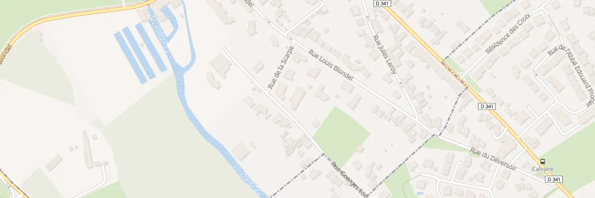 Plan du 25 Rue Georges Louchet à Anzin-Saint-Aubin