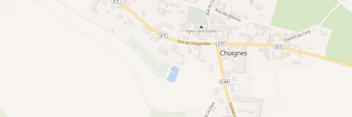 Plan du 5 Rue de Chuignolles à Chuignes