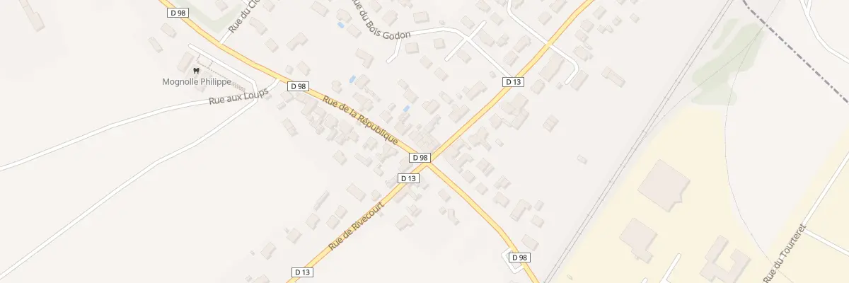 Plan du 2 Rue de la République au Meux