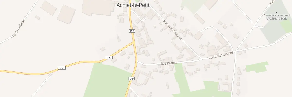 Plan du 12 Rue de Miraumont à Achiet-le-Petit