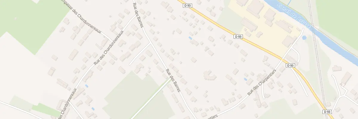 Plan du 301 Rue des Barres à Amilly