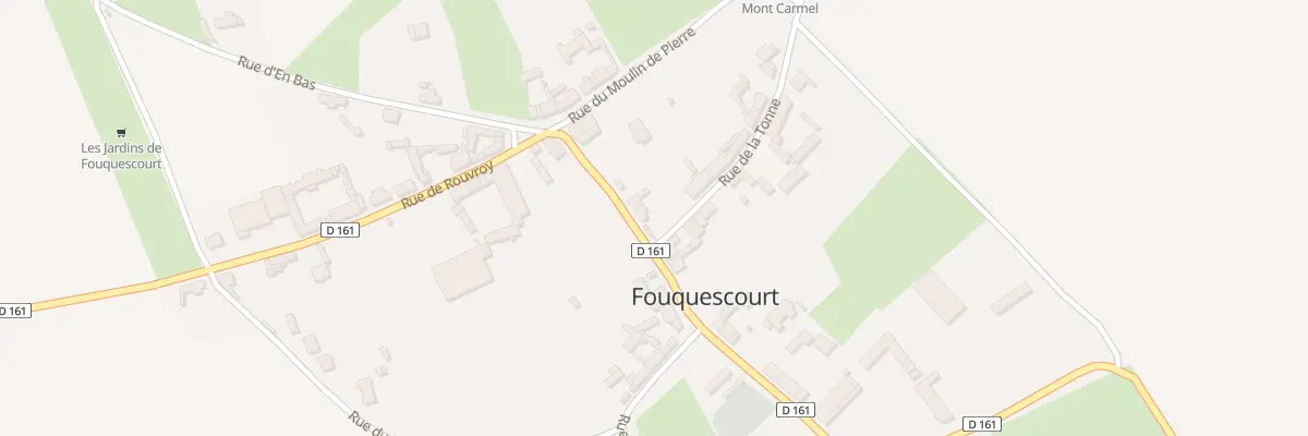 Plan du 8 Gr La Grande Rue à Fouquescourt