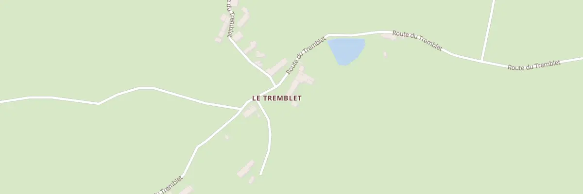 Plan du 15 Rte du Tremblet à Deneuille-les-Mines