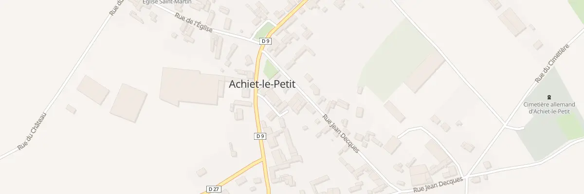 Plan du 3 Rue J Decques à Achiet-le-Petit