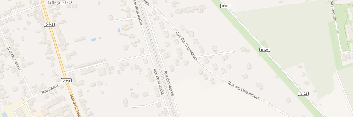 Plan du 294 Rue des Coquelicots à Amilly