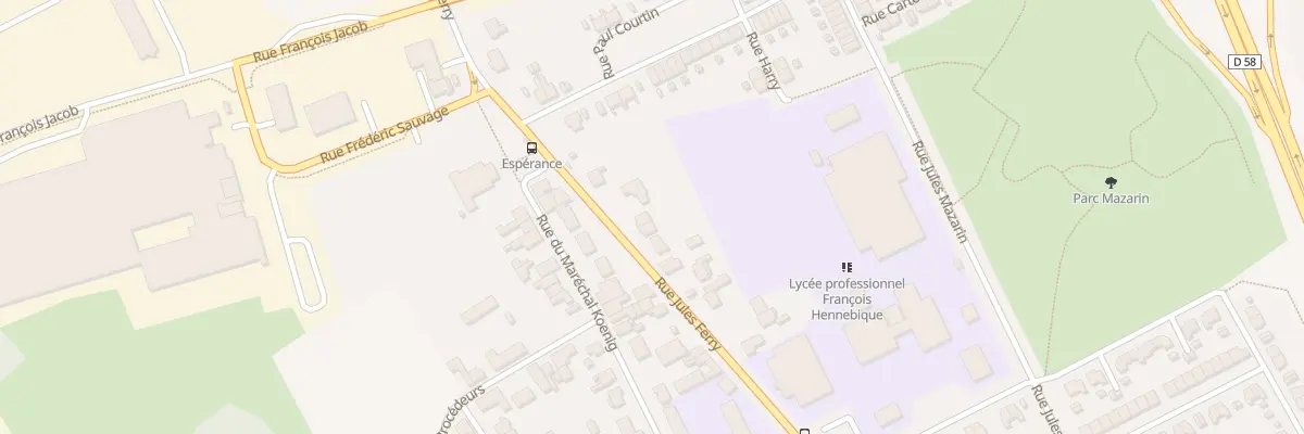 Plan du 95A Rue Jules Ferry à Liévin