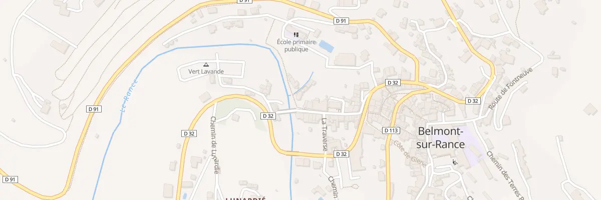 Plan du 5009 Belmont sur Rance à Belmont-sur-Rance