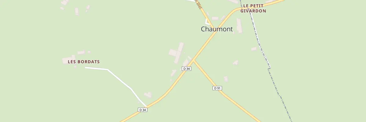 Plan du 8 Rue du Bourg à Chaumont