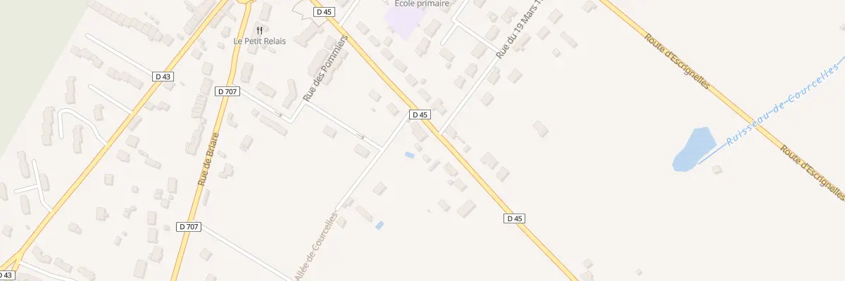 Plan du 16 Rue d’Ouzouer à La Bussière