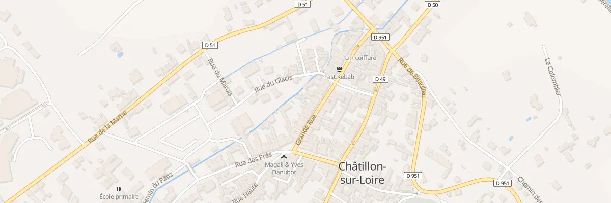 Plan du 38 Grande Rue à Châtillon-sur-Loire