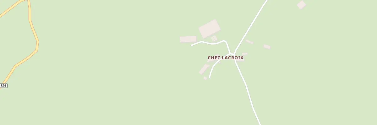 Plan du 4 Chez Lacroix à La Crouzille