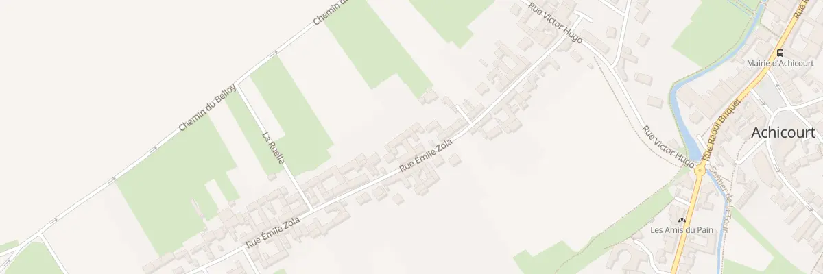 Plan du 28 Rue Emile Zola à Achicourt