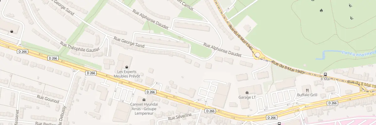 Plan du 5 Rue George Sand à Arras