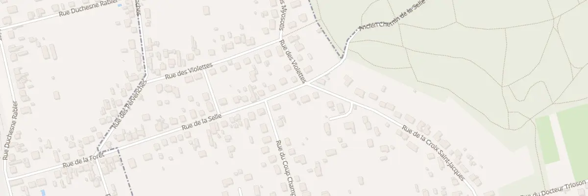 Plan du 304 Rue de la Selle à Amilly