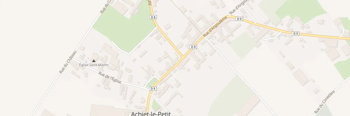 Plan du 14 Rue d’Angouléme à Achiet-le-Petit