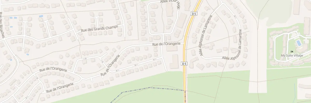 Plan du 68 Rue de l’Orangerie à Montévrain