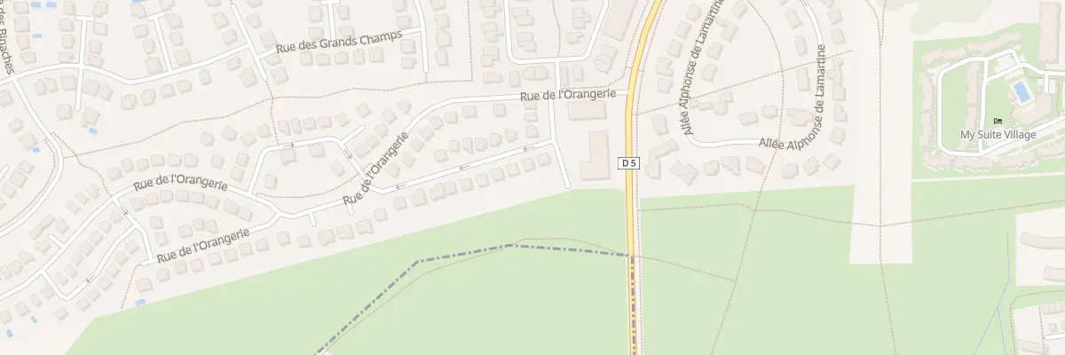 Plan du 81 Rue de l’Orangerie à Montévrain