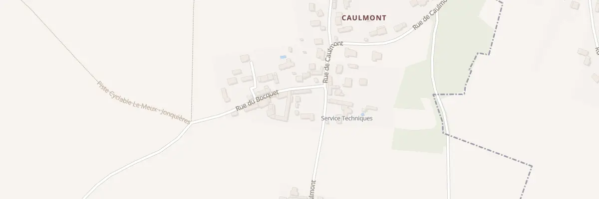 Plan du 1 Rue du Bocquet au Meux