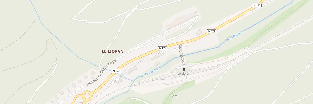 Plan du 1 All du Cheylat à Laveissière