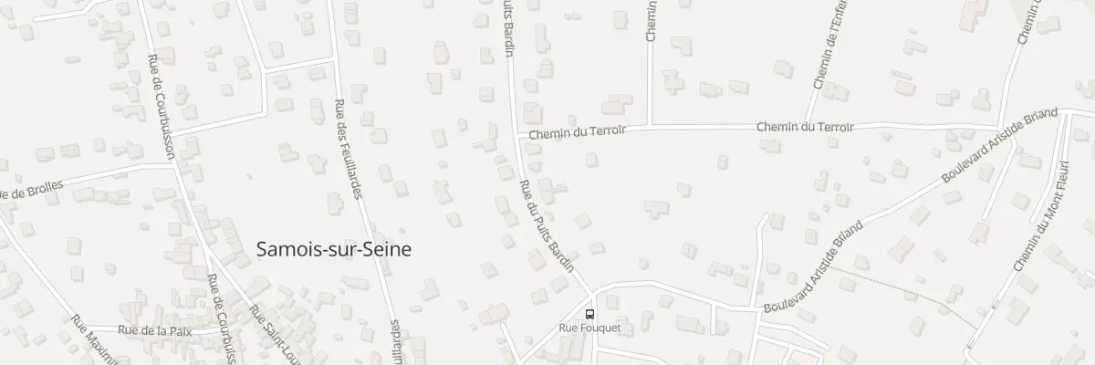 Plan du 6 Rue du Puits Bardin à Samois-sur-Seine
