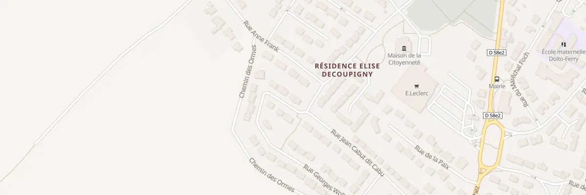 Plan du 9 Rue Jean Cabut Dit Cabu à Angres
