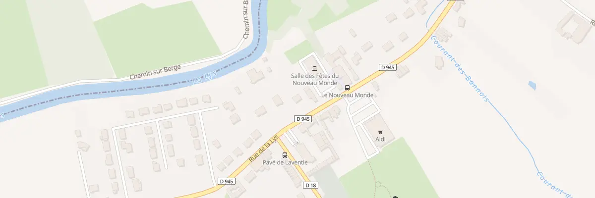 Plan du 1347 Rue de la Lys à La Gorgue