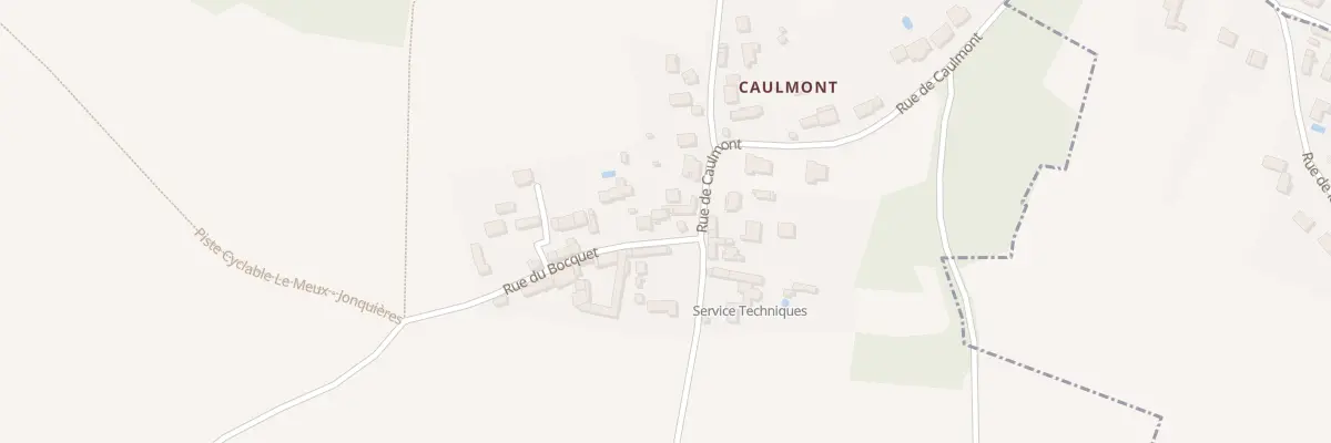 Plan du 2 Rue du Bocquet au Meux