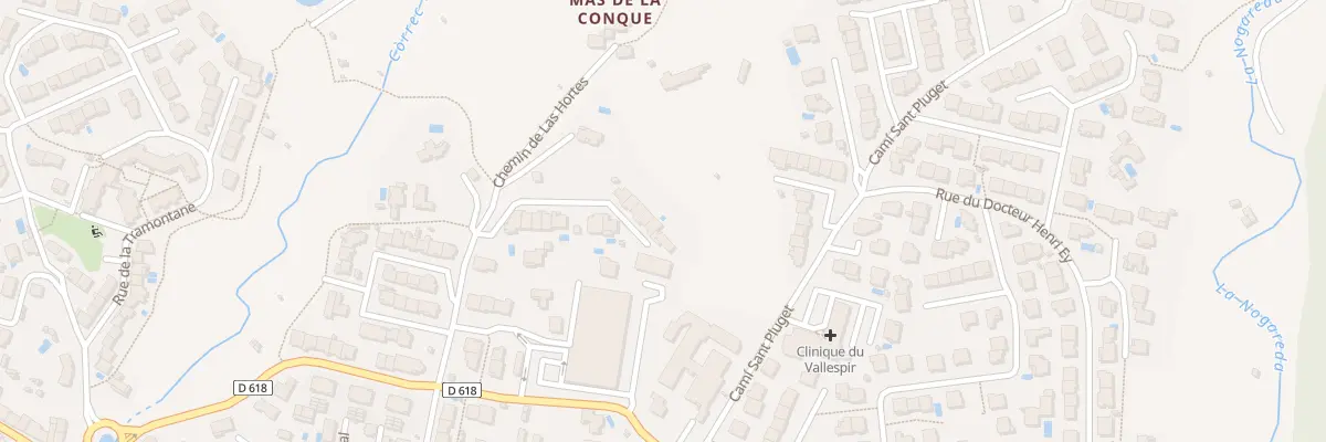 Plan du 9 Cae de la Conca à Céret