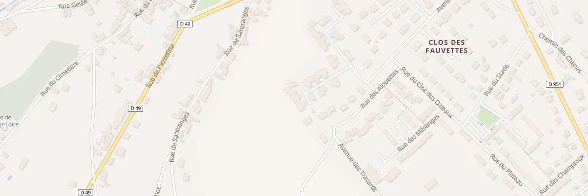 Plan du 9 Rue des Paurnelles à Châtillon-sur-Loire
