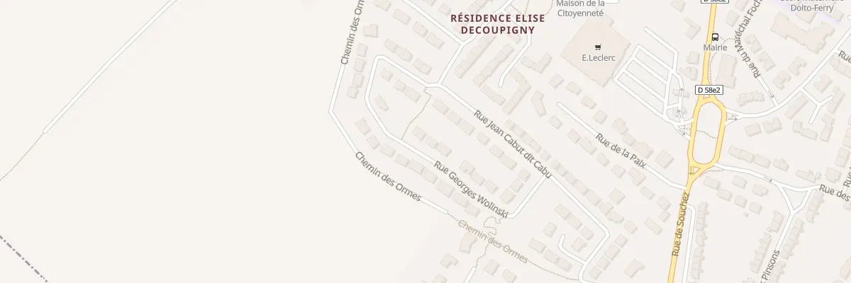 Plan du 12 Rue Georges Wolinski à Angres