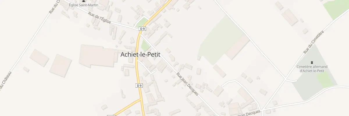 Plan du 2T Rue J Decques à Achiet-le-Petit