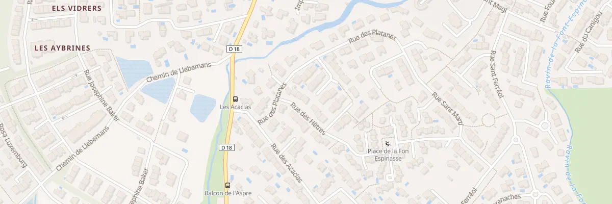 Plan du 7 Rue des Hêtres à Thuir