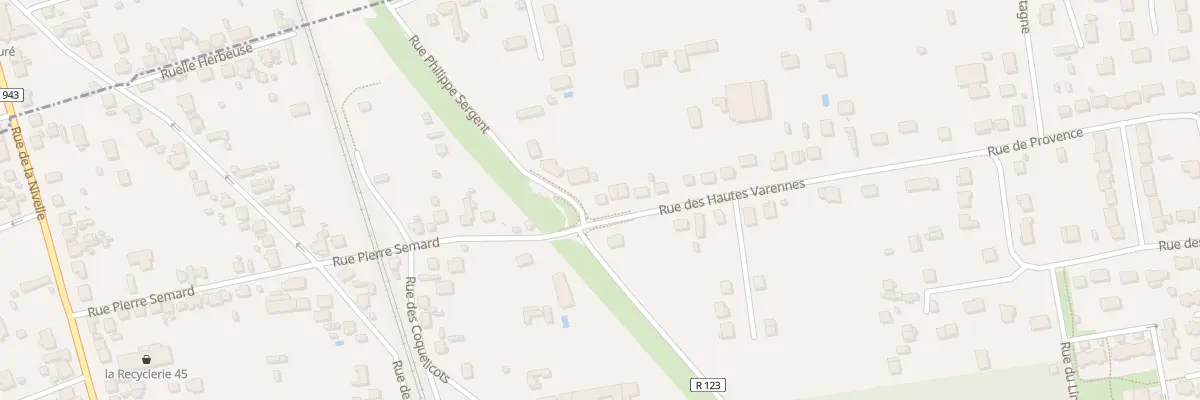 Plan du 35 Rue des Hautes Varennes à Amilly