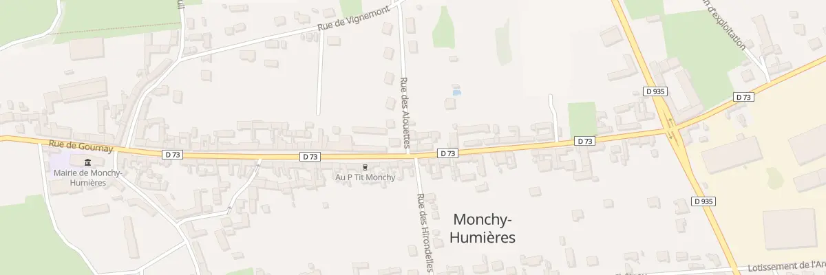 Plan du 43 Rue de Vaubrun à Monchy-Humières
