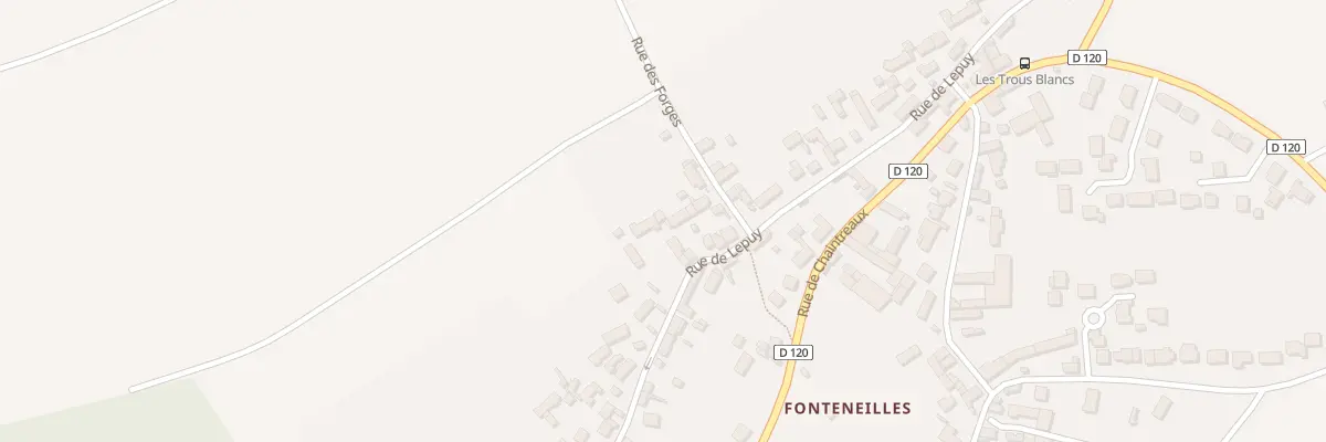 Plan du 29B Rue de Lepuy Fonteneilles à Souppes-sur-Loing